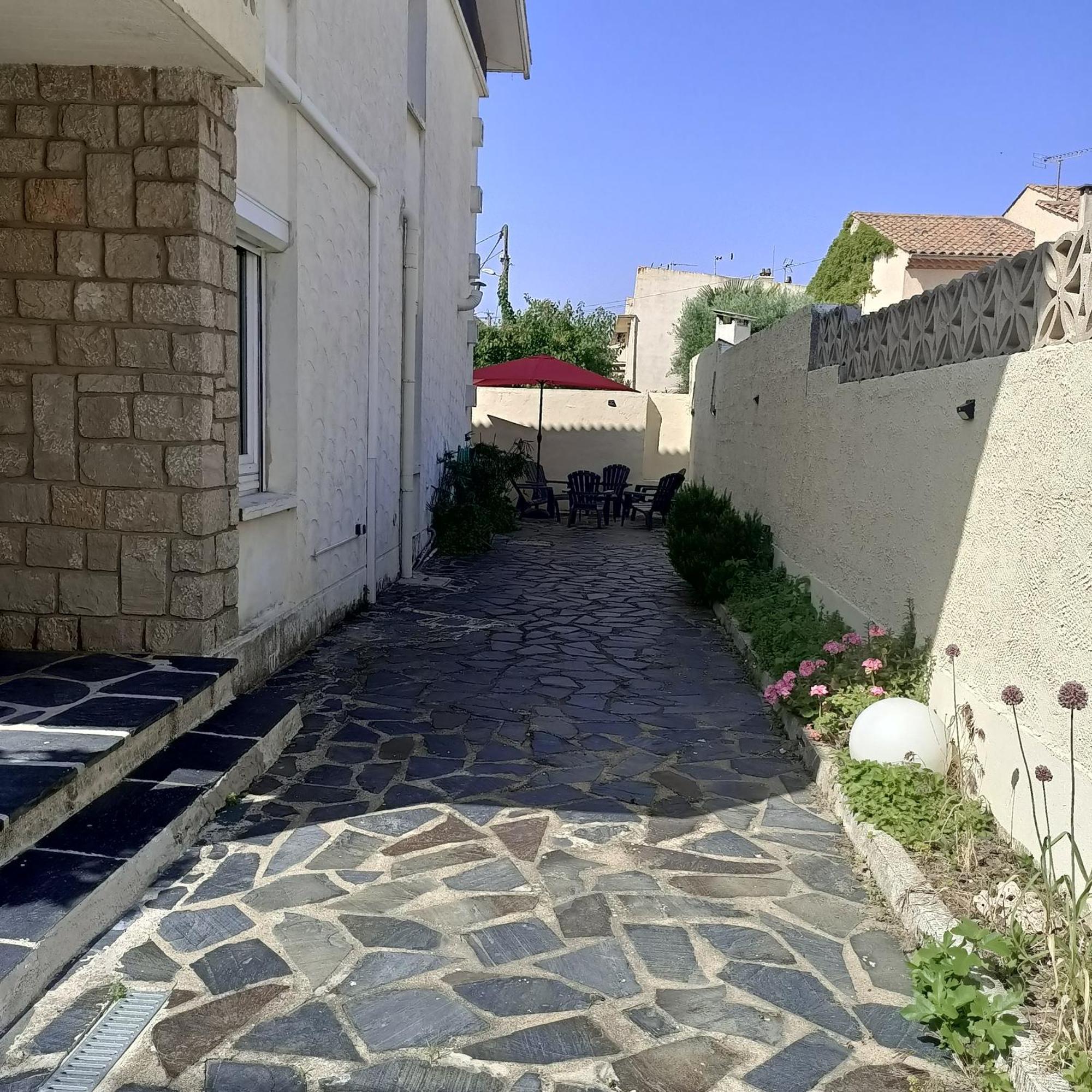 Location Bord De Mer, Villa De Vacances 6-8 Personnes - Jardin Valras-Plage Ngoại thất bức ảnh