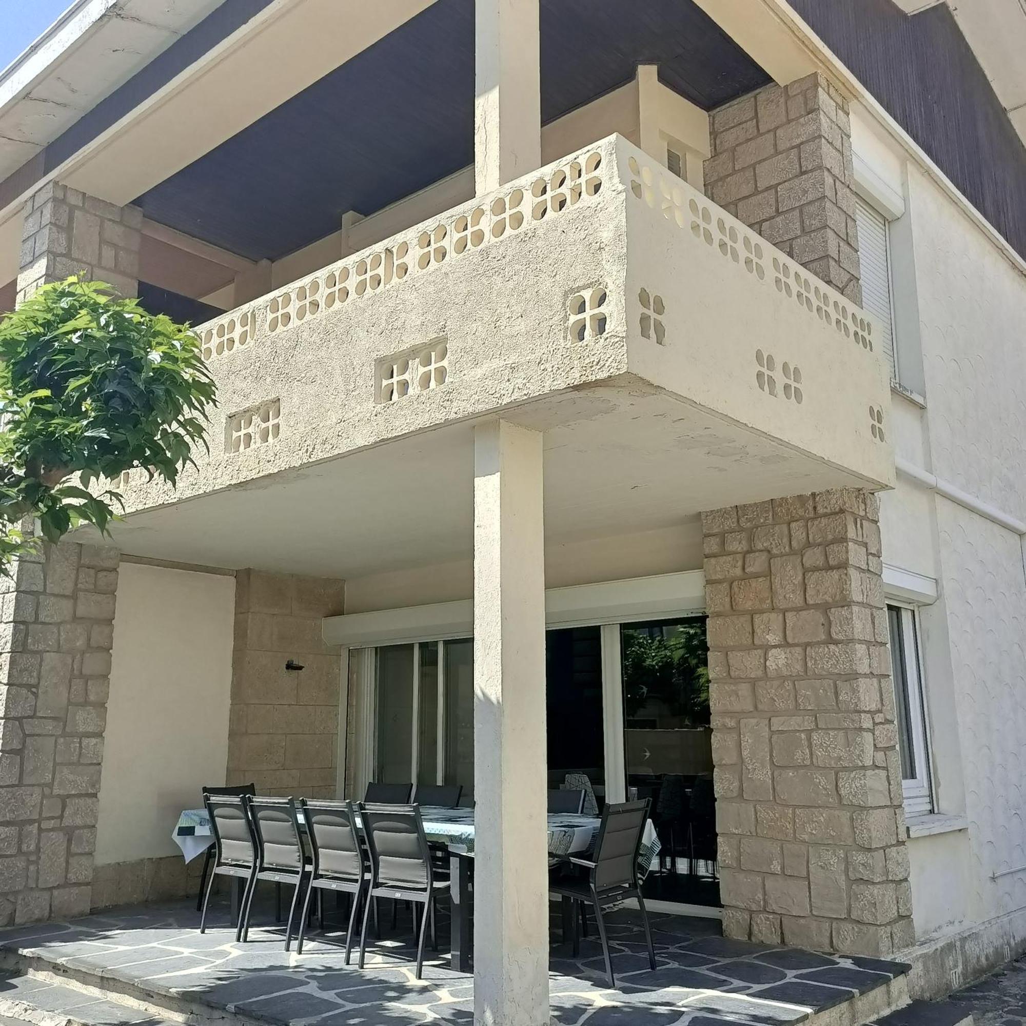Location Bord De Mer, Villa De Vacances 6-8 Personnes - Jardin Valras-Plage Ngoại thất bức ảnh